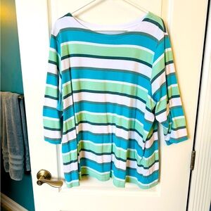 Croft and barrel three-quarter sleeve top
